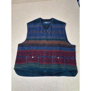 Vtg Woolrich Wool Vest Men’s Size XL Made In USA
